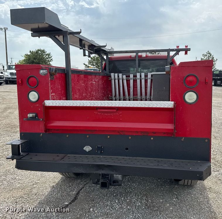 image for item DY0012 2013 GMC Sierra 3500HD Crew Cab utility bed pickup truck