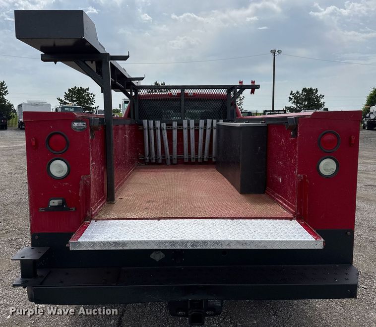 image for item DY0012 2013 GMC Sierra 3500HD Crew Cab utility bed pickup truck