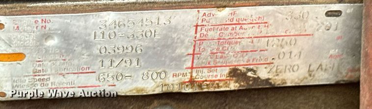 image for item DY0039 1992 White GMC WCA water truck