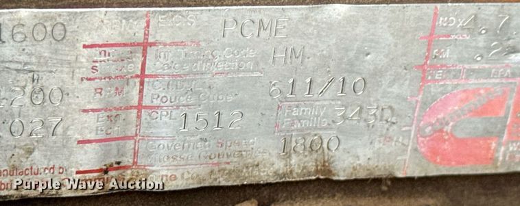 image for item DY0039 1992 White GMC WCA water truck