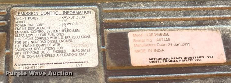 image for item DY0468 2020 Generac MLT6S light plant