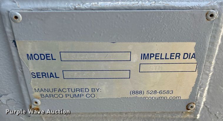 image for item DY0474 Barco  V3A60-BZWw  pump