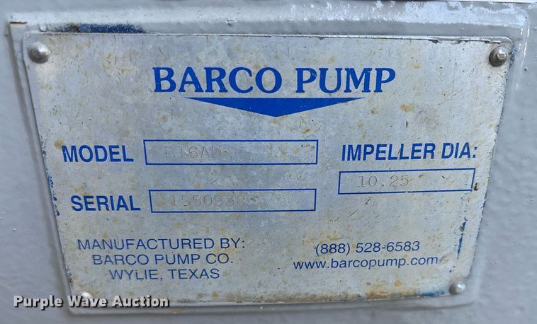 image for item DY0476 Barco  B16AD pump