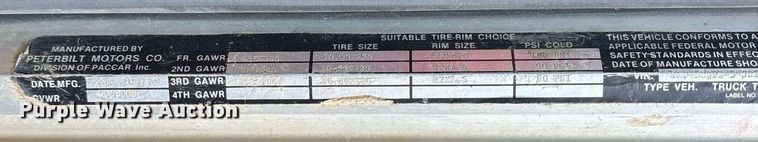 image for item DY0524 1988 Peterbilt dump truck