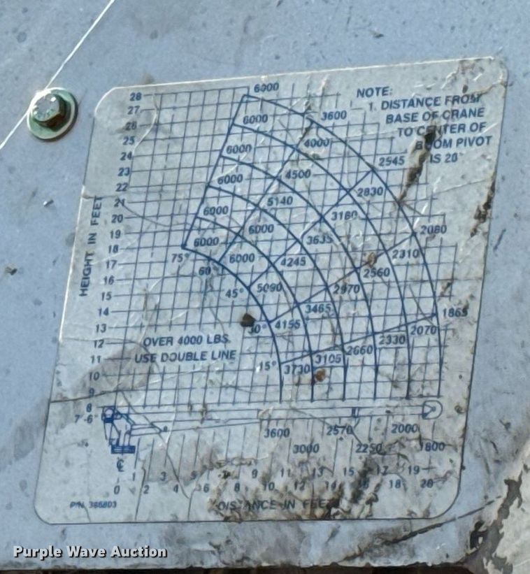 image for item DZ4164 2000 Ford F650 Super Duty utility / service truck