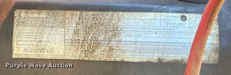 image for item DZ4164 2000 Ford F650 Super Duty utility / service truck