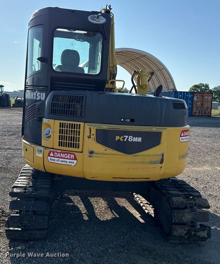 image for item DZ4166 2007 Komatsu PC78MR-6 mini excavator