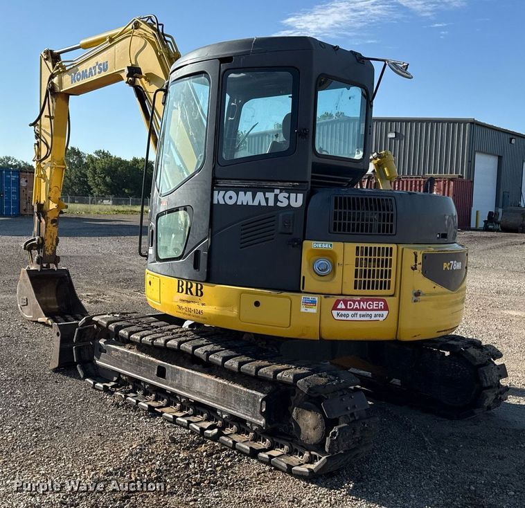 image for item DZ4166 2007 Komatsu PC78MR-6 mini excavator