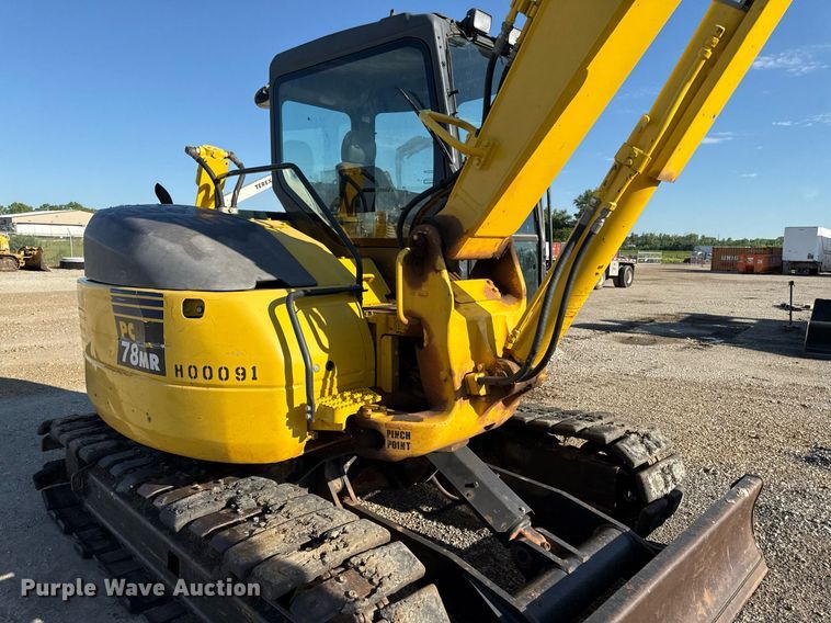 image for item DZ4166 2007 Komatsu PC78MR-6 mini excavator