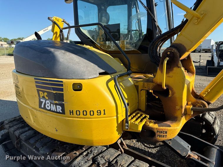 image for item DZ4166 2007 Komatsu PC78MR-6 mini excavator