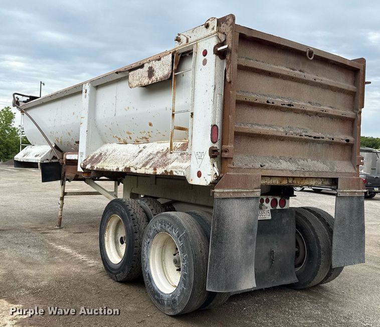image for item DZ4193 1999 Western Construction Components end dump trailer