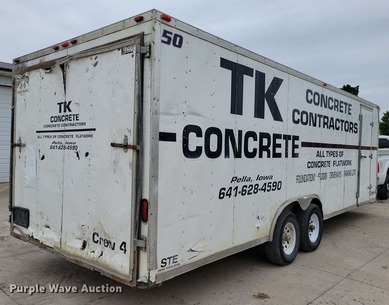 image for item EA2450 2002 Shadowmaster enclosed cargo trailer