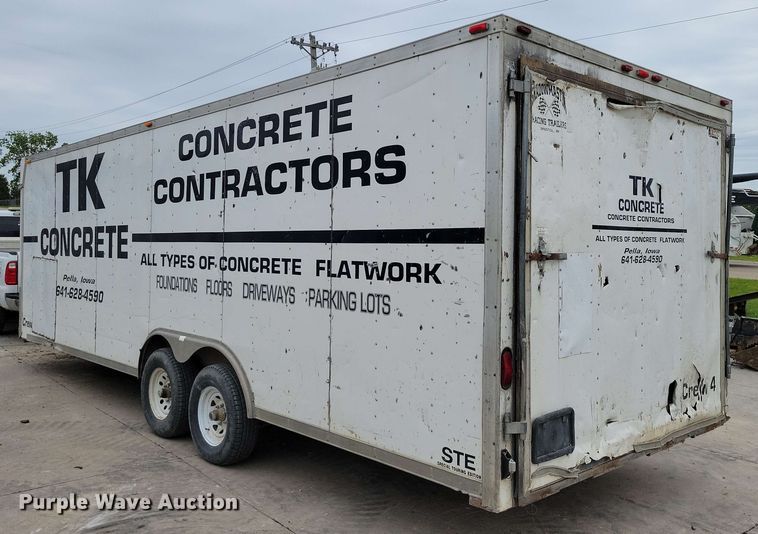 image for item EA2450 2002 Shadowmaster enclosed cargo trailer