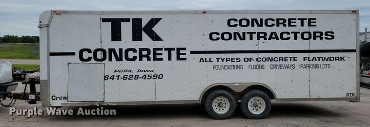 image for item EA2450 2002 Shadowmaster enclosed cargo trailer