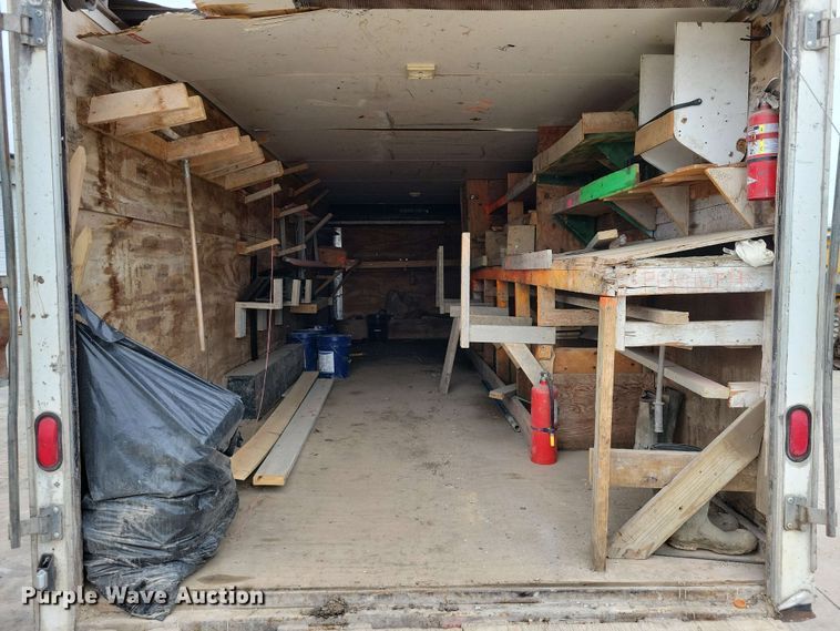 image for item EA2450 2002 Shadowmaster enclosed cargo trailer