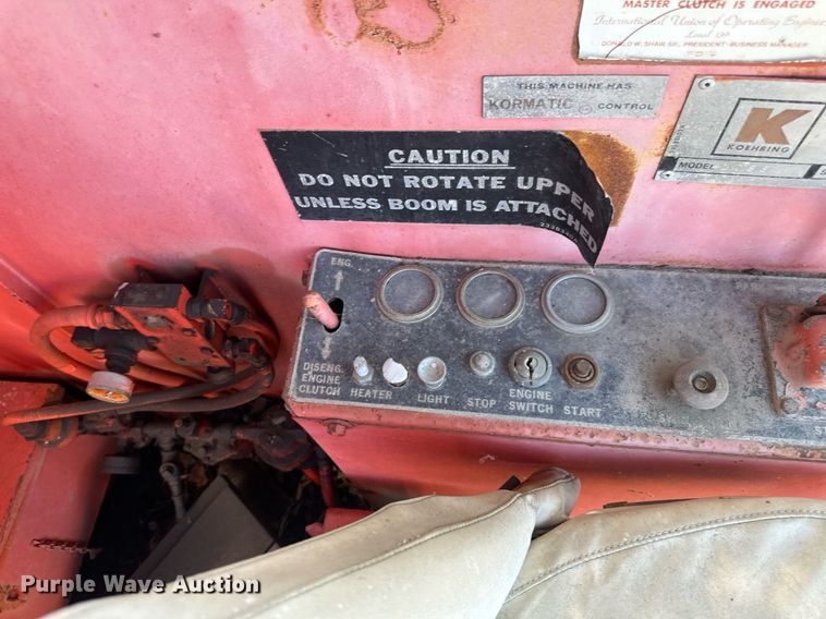 image for item EB2558 1971 Koehring 1066 excavator