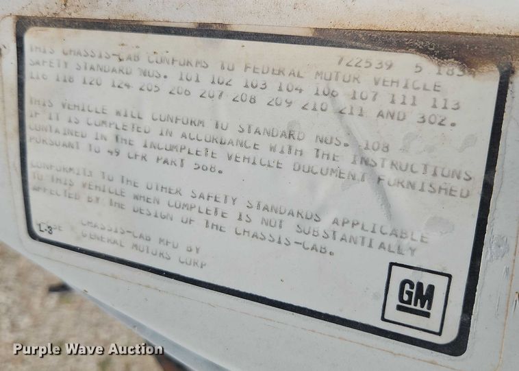 image for item EB8064 1979 Chevrolet C70 tank truck