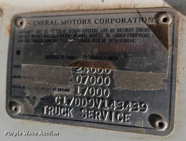 image for item EB8064 1979 Chevrolet C70 tank truck