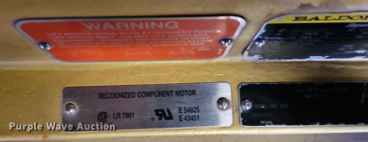 image for item EB8073 Baldor Super E Motors electric motor