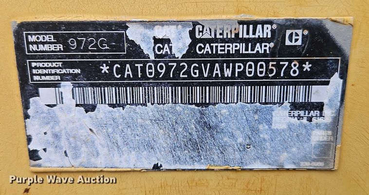 image for item EB8076 2005 Caterpillar 972G wheel loader