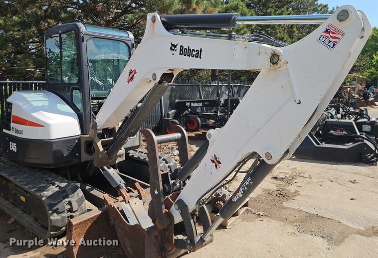 image for item EB8095 2018 Bobcat E45 mini excavator