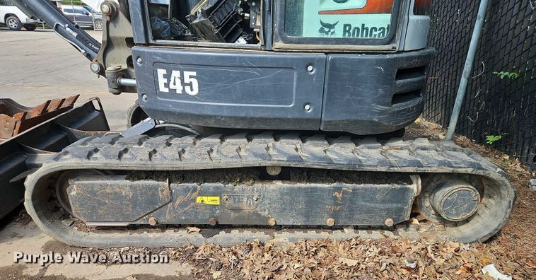 image for item EB8095 2018 Bobcat E45 mini excavator