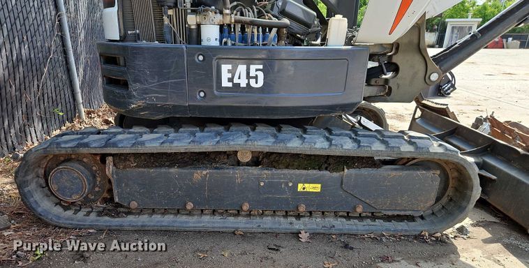 image for item EB8095 2018 Bobcat E45 mini excavator