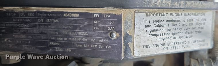 image for item EC0921 2004 Ingersoll Rand SD-122DX TF single drum vibratory roller