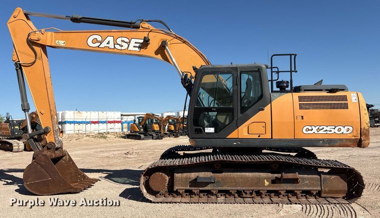 image for item EC1392 2019 Case CX250D excavator