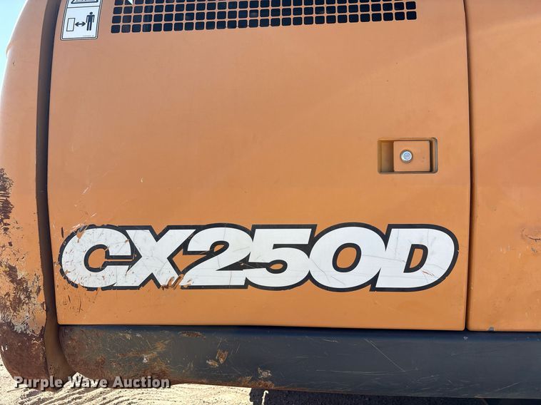 image for item EC1392 2019 Case CX250D excavator