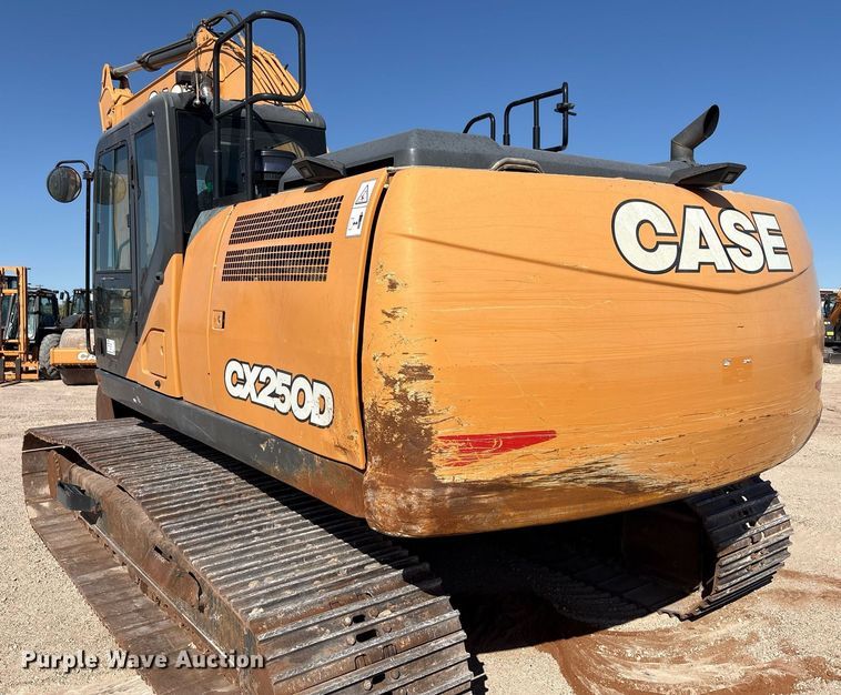 image for item EC1392 2019 Case CX250D excavator