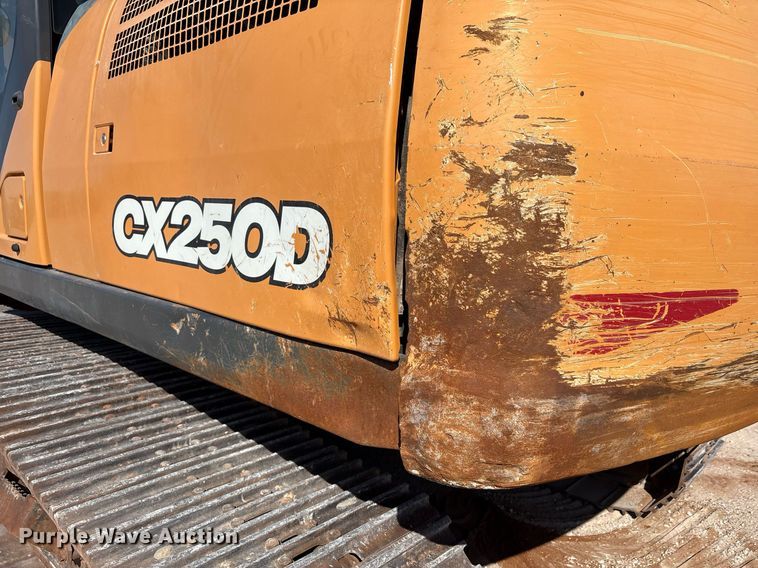 image for item EC1392 2019 Case CX250D excavator