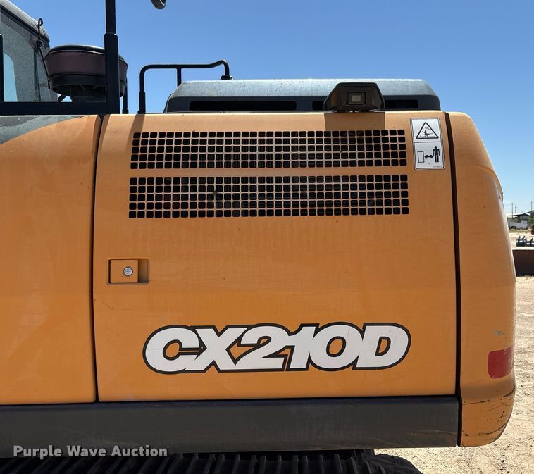 image for item EC1393 2019 Case CX210D excavator