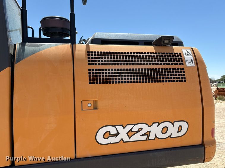 image for item EC1393 2019 Case CX210D excavator