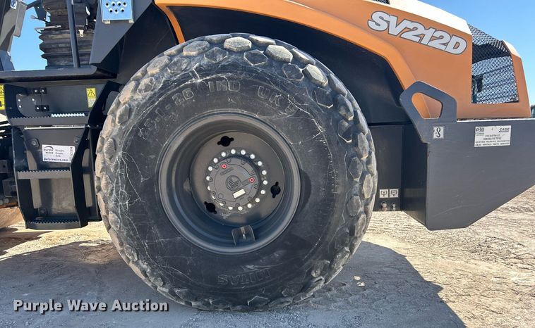 image for item EC1394 2018 Case SV 212D single drum vibratory roller