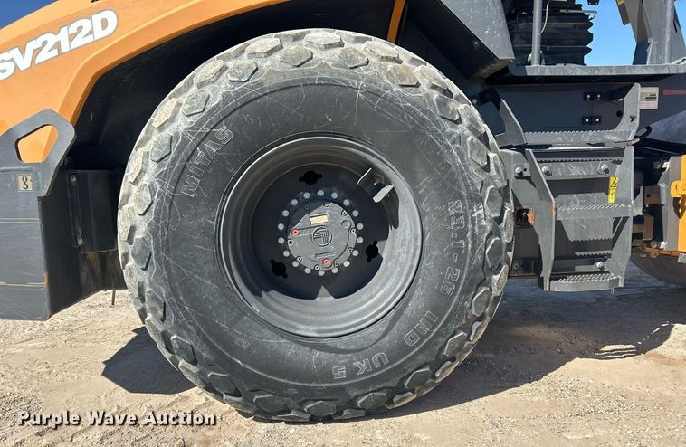 image for item EC1394 2018 Case SV 212D single drum vibratory roller