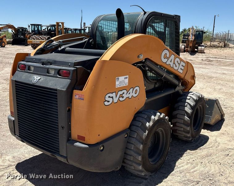 image for item EC1396 2019 Case SV340 skid steer loader