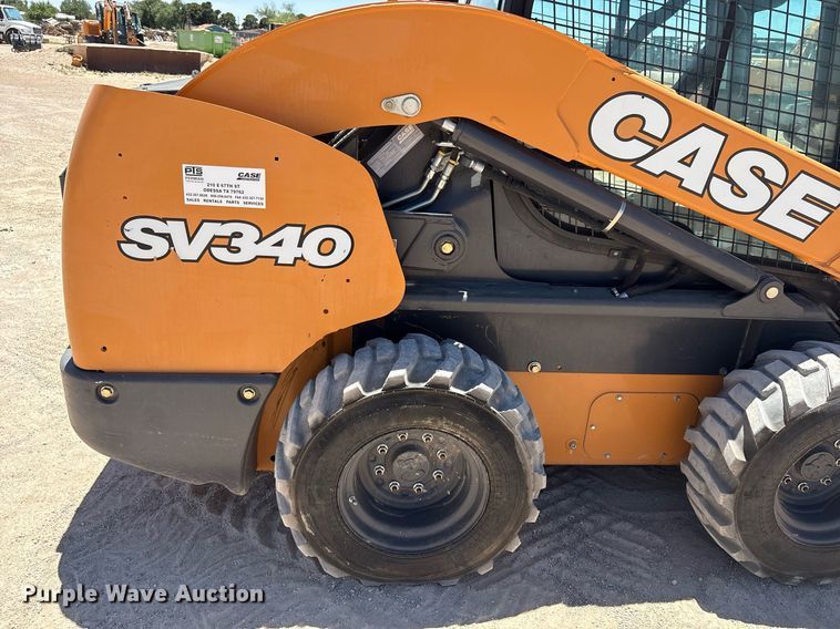 image for item EC1396 2019 Case SV340 skid steer loader