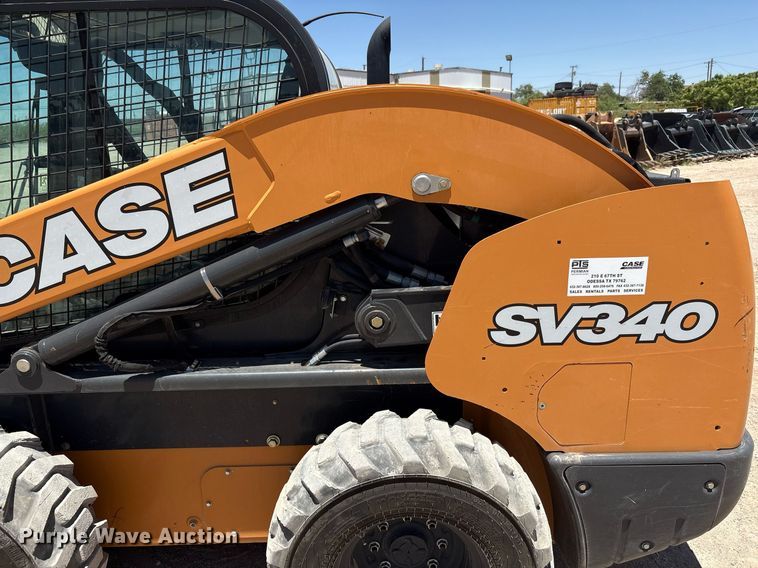 image for item EC1396 2019 Case SV340 skid steer loader