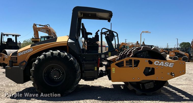 image for item EC1397 2019 Case SV 212D single drum vibratory roller