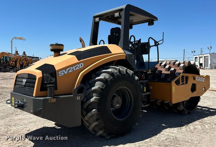 image for item EC1397 2019 Case SV 212D single drum vibratory roller