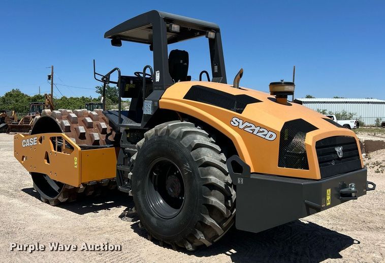 image for item EC1397 2019 Case SV 212D single drum vibratory roller