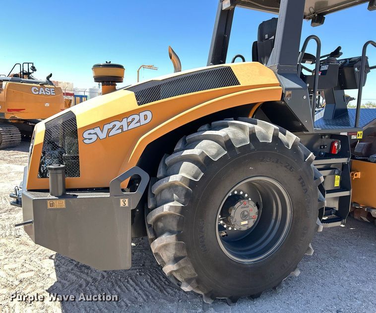 image for item EC1397 2019 Case SV 212D single drum vibratory roller