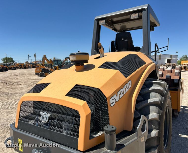 image for item EC1397 2019 Case SV 212D single drum vibratory roller