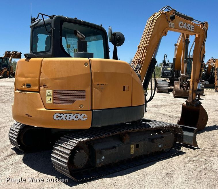 image for item EC1398 2019 Case CX80C mini excavator