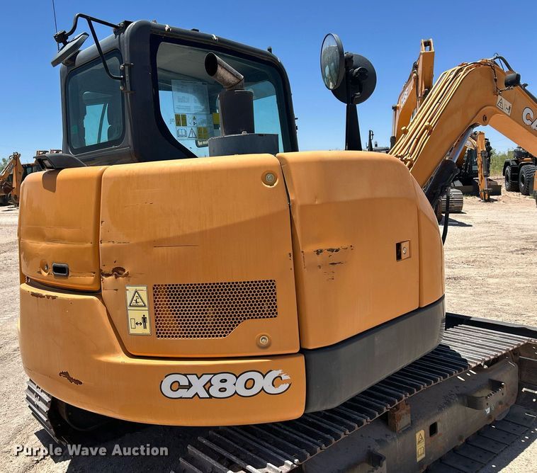 image for item EC1398 2019 Case CX80C mini excavator