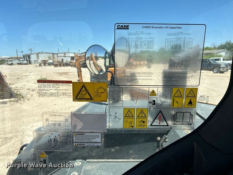 image for item EC1398 2019 Case CX80C mini excavator