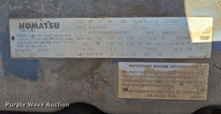 image for item EC4199 2008 Komatsu PC228USLC-3E0 excavator