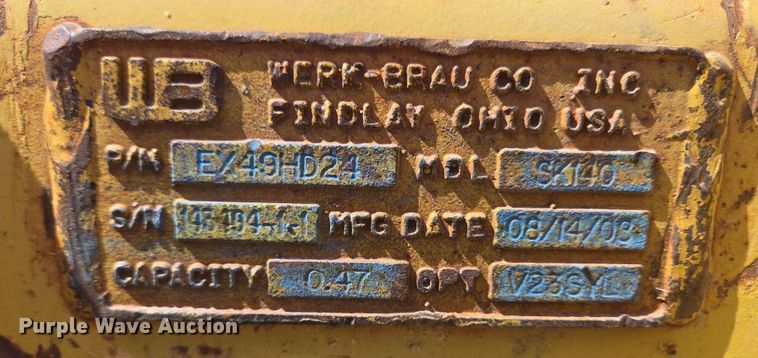 image for item EC4200 2009 Kobelco SK-140SRLC excavator