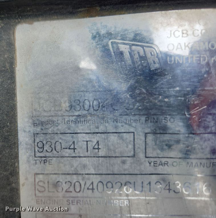 image for item EC4209 JCB 930 forklift